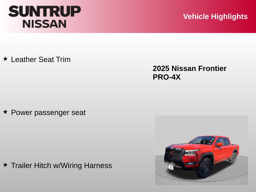 Used 2025 Nissan Frontier PRO-4X w/ Pro Premium Package AWD/4WD image 39