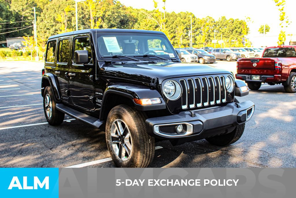 Used 2022 Jeep Wrangler Unlimited Sahara AWD/4WD image 3