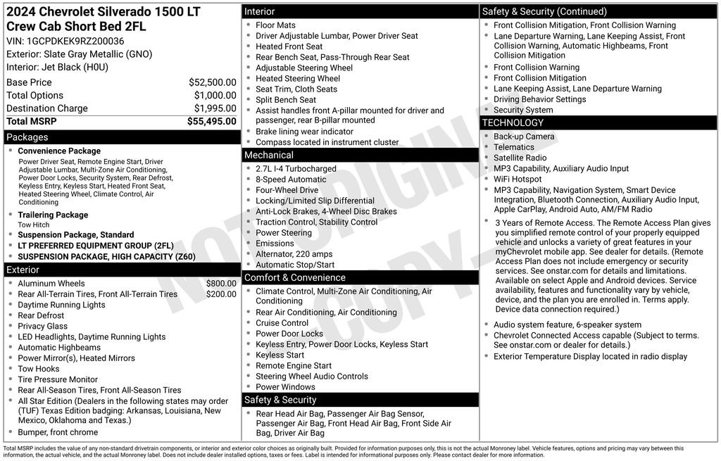 Used 2024 Chevrolet Silverado 1500 LT AWD/4WD image 4