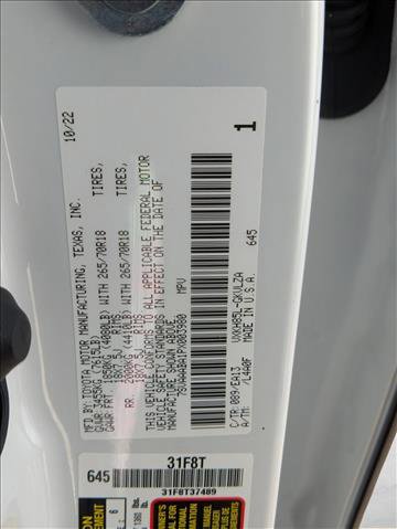 Used 2023 Toyota Sequoia Limited image 18