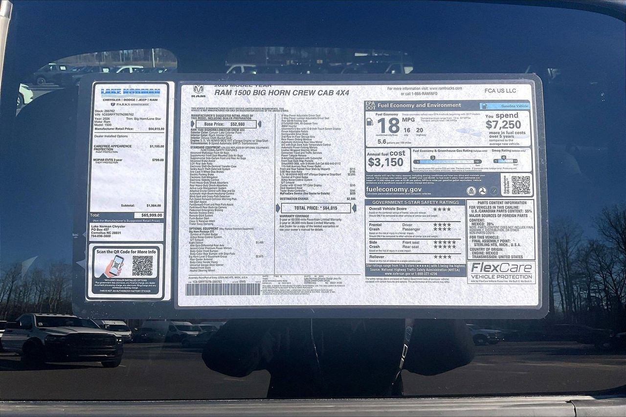 New 2026 RAM 1500 Big Horn image 38