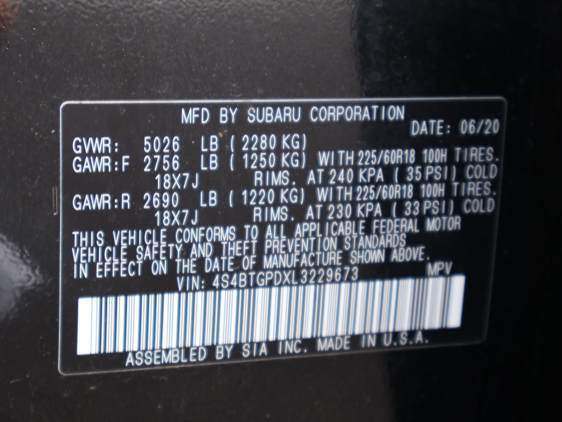 Used 2020 Subaru Outback Touring XT AWD/4WD image 30