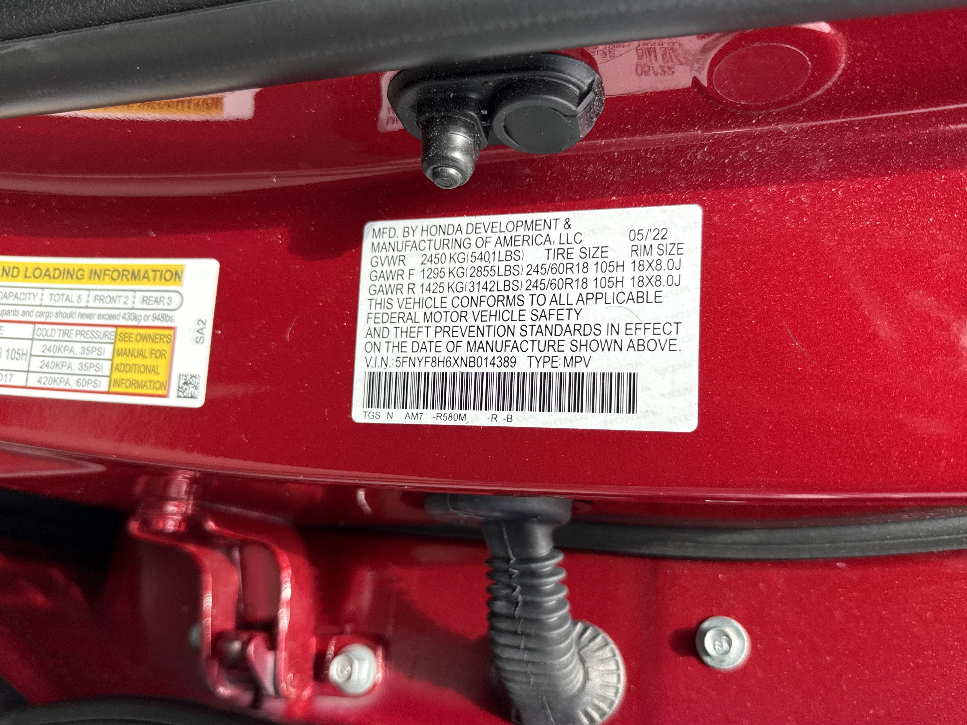 Certified 2022 Honda Passport TrailSport image 37