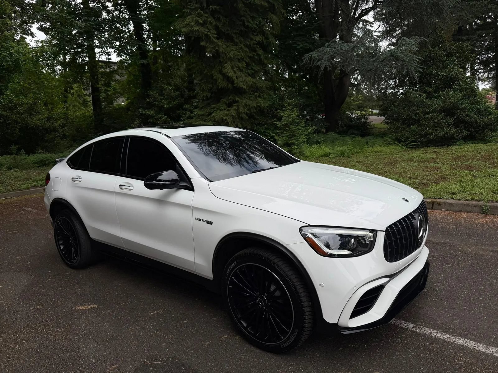 Used 2021 Mercedes-Benz GLC 63 AMG 4MATIC Coupe image 2
