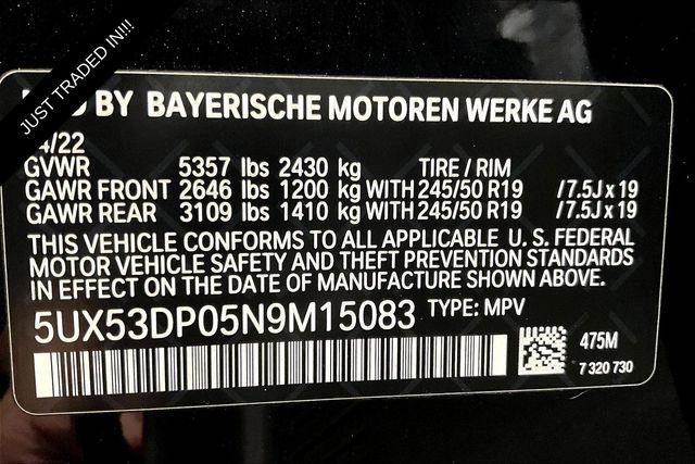 Used 2022 BMW X3 xDrive30i w/ Convenience Package image 34