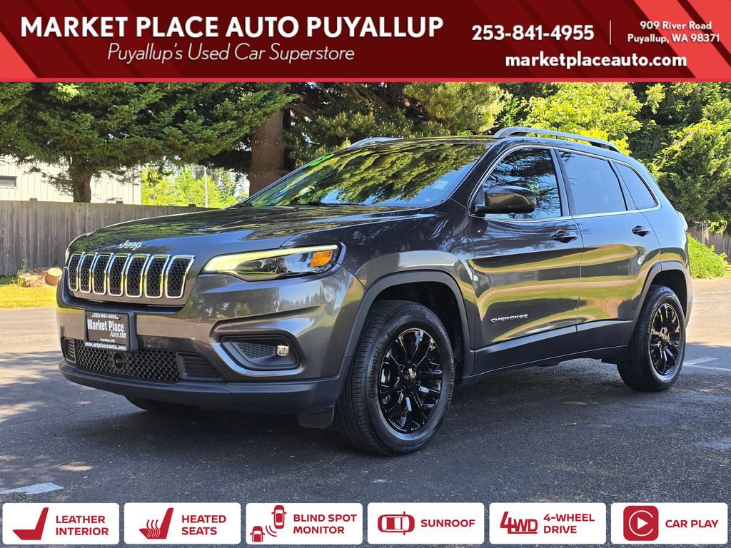 Used 2021 Jeep Cherokee Latitude Lux w/ Sun & Sound Group AWD/4WD image 1