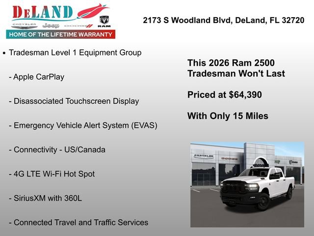 New 2026 RAM 2500 Tradesman image 18