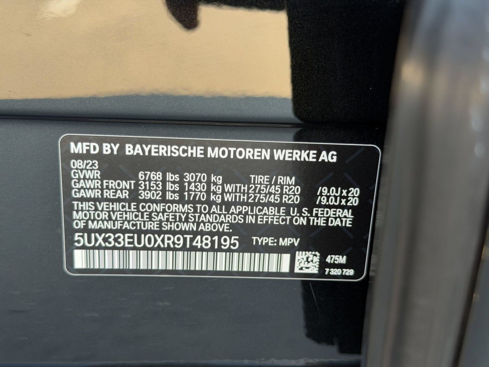Certified 2024 BMW X5 M60i w/ Parking Assistance Package AWD/4WD image 25