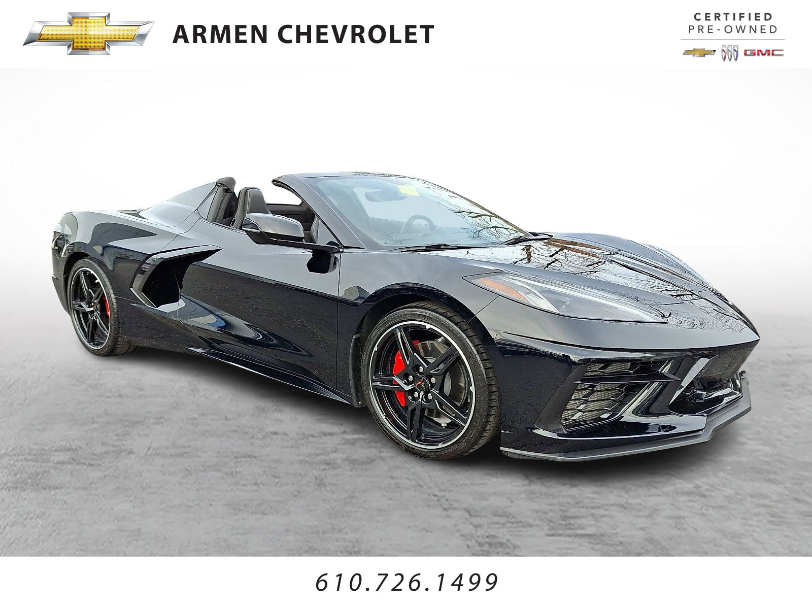 Certified 2023 Chevrolet Corvette Stingray Preferred Conv w/ 2LT