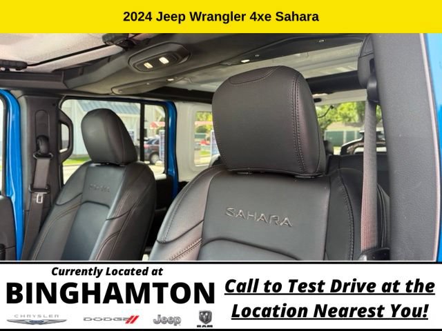 Used 2024 Jeep Wrangler Unlimited Sahara w/ Safety Group AWD/4WD image 12