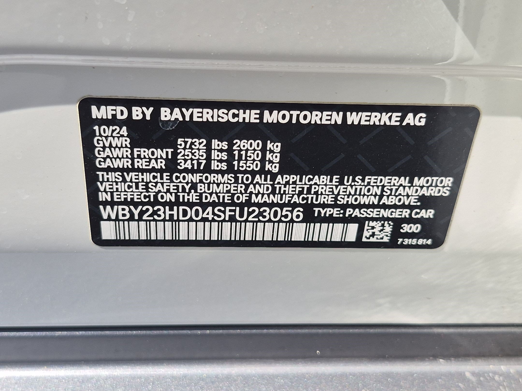 Certified 2025 BMW i4 eDrive40 w/ M Sport Package RWD image 35