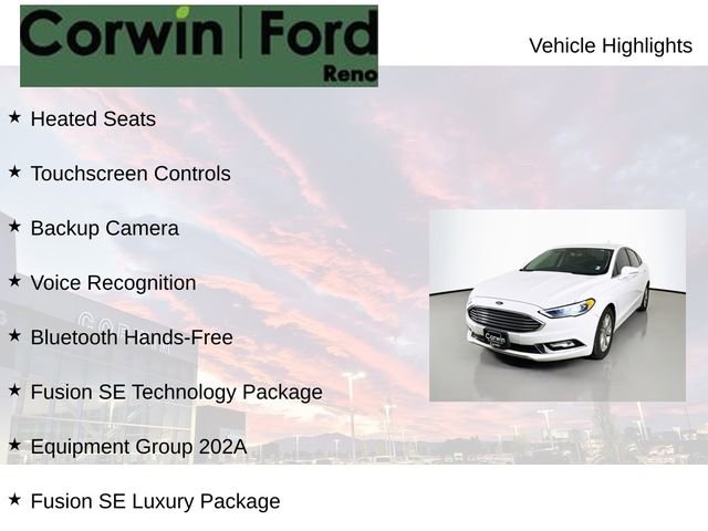 Certified 2017 Ford Fusion SE w/ Fusion SE Technology Package image 7