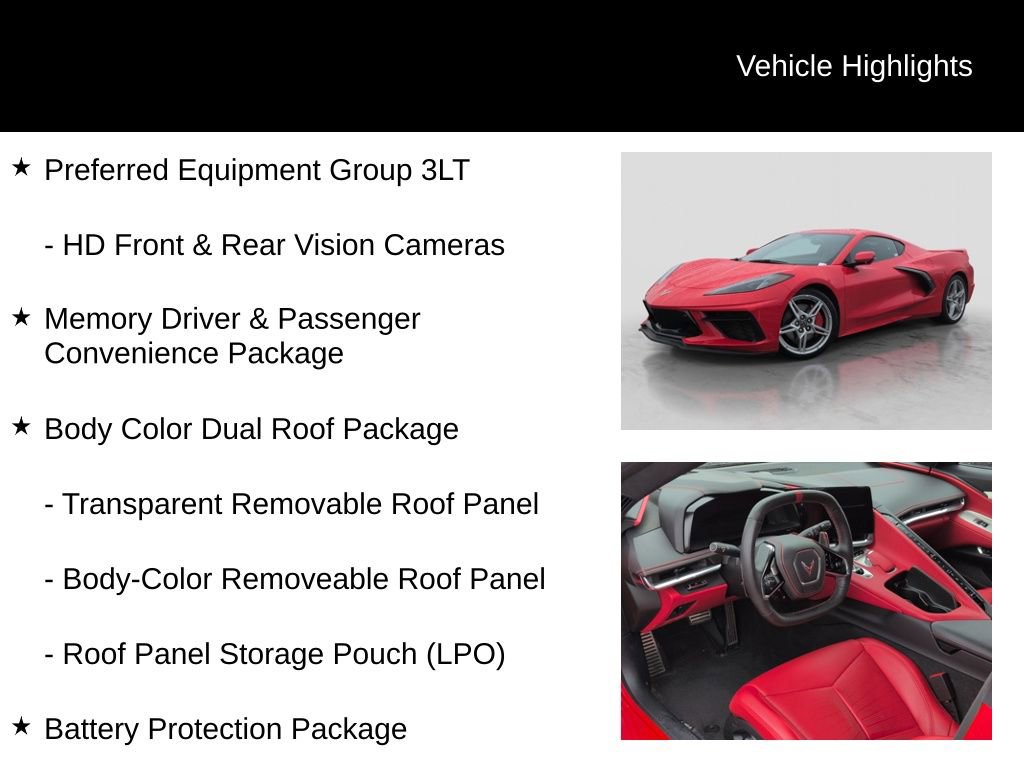 Used 2020 Chevrolet Corvette Stingray Premium Cpe w/ 3LT Preferred Equipment Group image 21