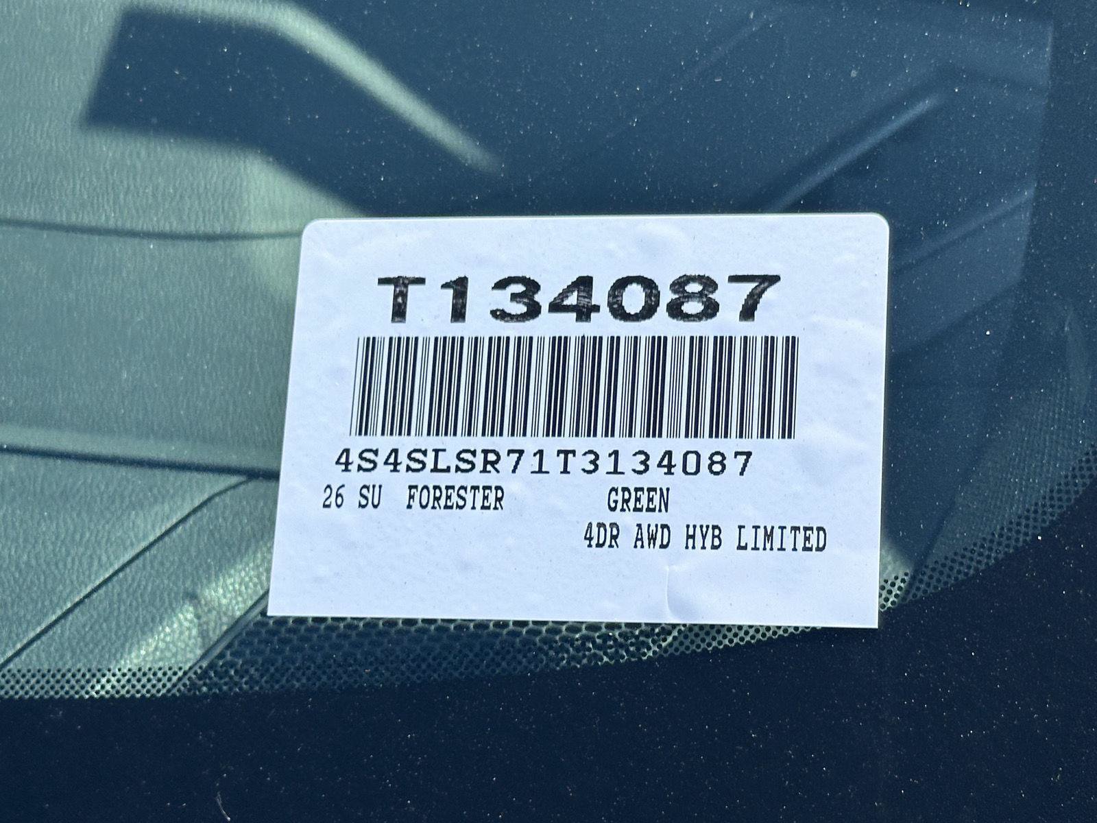 Used 2026 Subaru Forester Limited AWD/4WD image 14