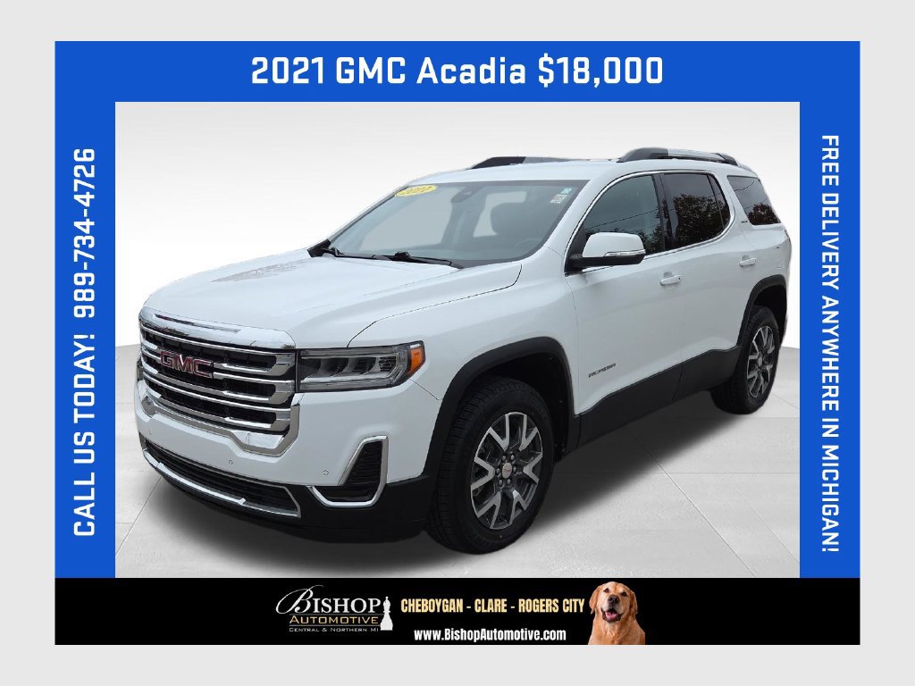 Used 2021 GMC Acadia SLE w/ Driver Convenience Package AWD/4WD 360° Tour