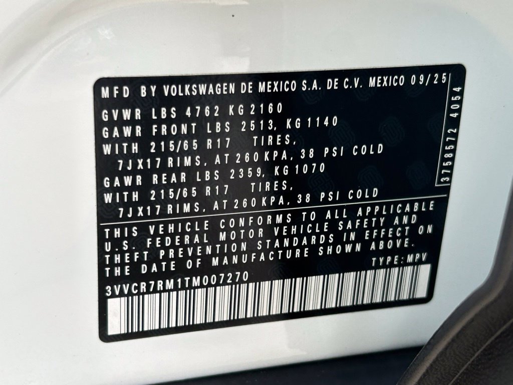 Certified 2026 Volkswagen Tiguan S FWD image 51