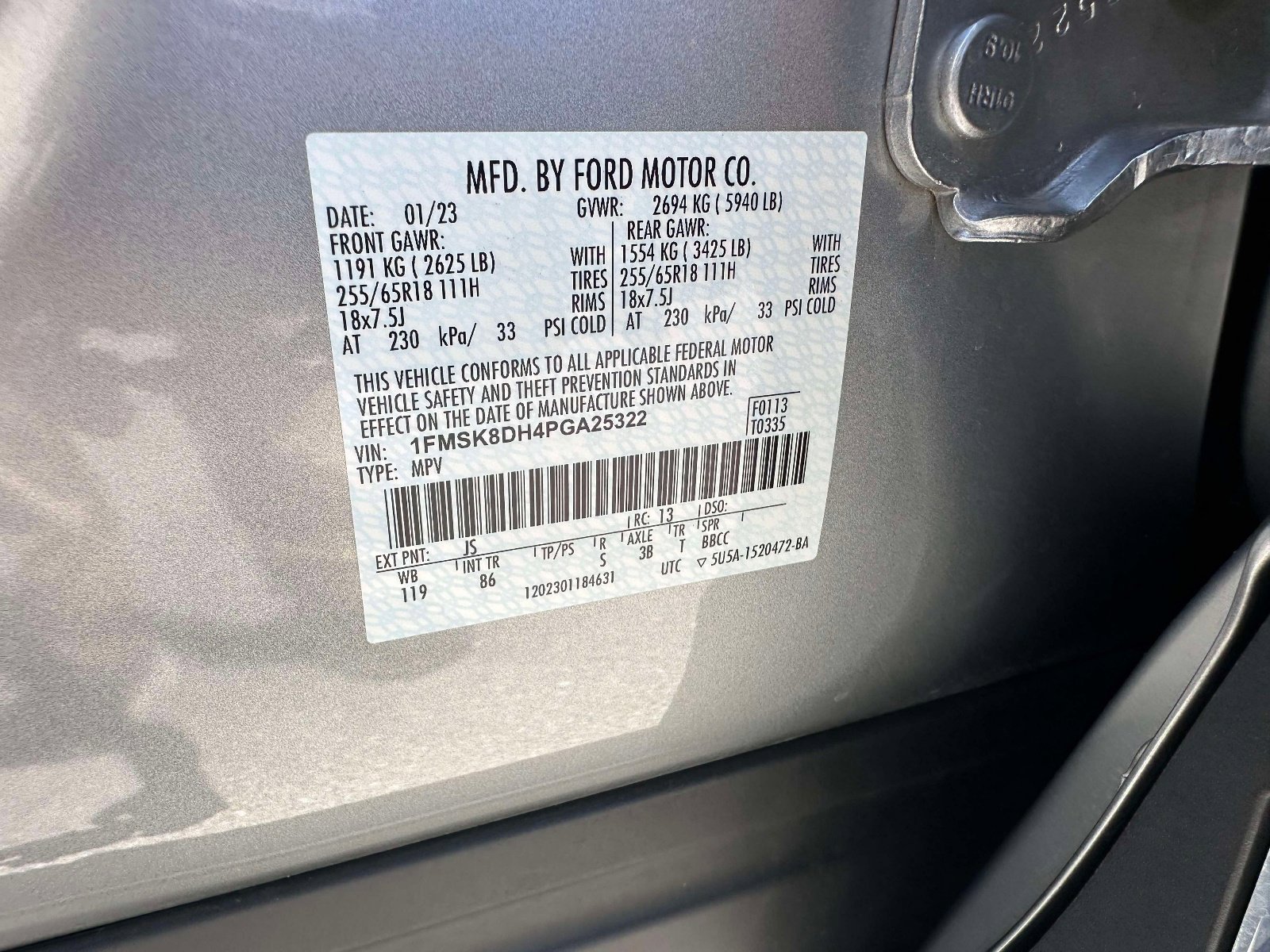 Used 2023 Ford Explorer XLT AWD/4WD image 27