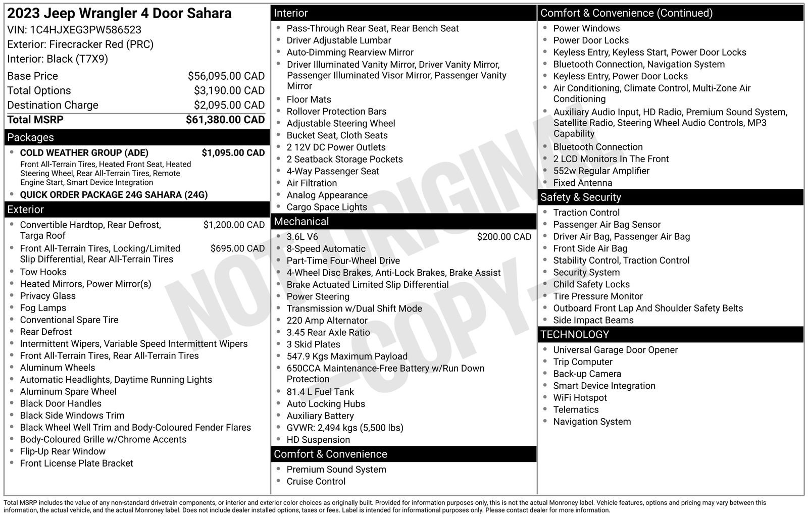 Used 2023 Jeep Wrangler Sahara w/ Cold Weather Group image 35