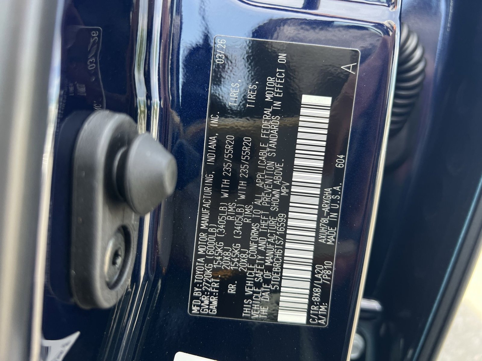 New 2026 Toyota Highlander Platinum image 22