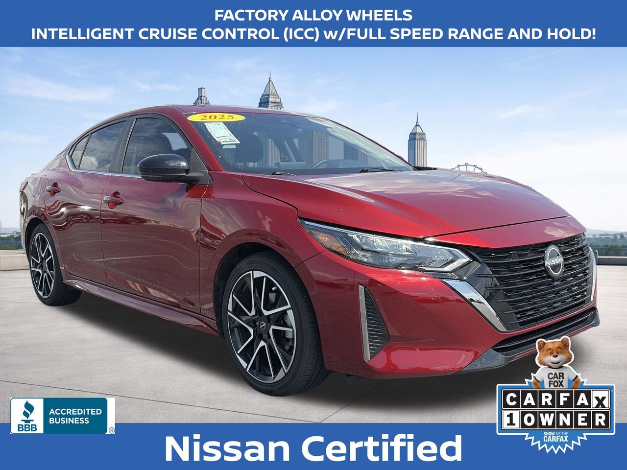 Certified 2025 Nissan Sentra SR FWD image 7