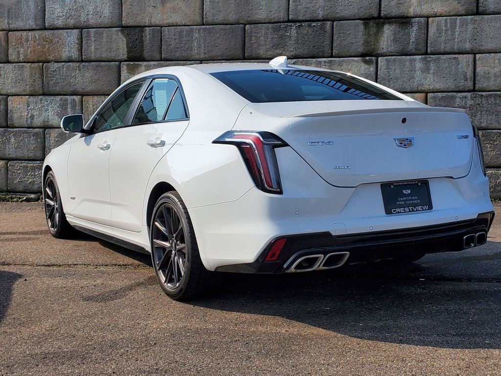 Certified 2023 Cadillac CT4 V w/ Navigation Package AWD/4WD image 3