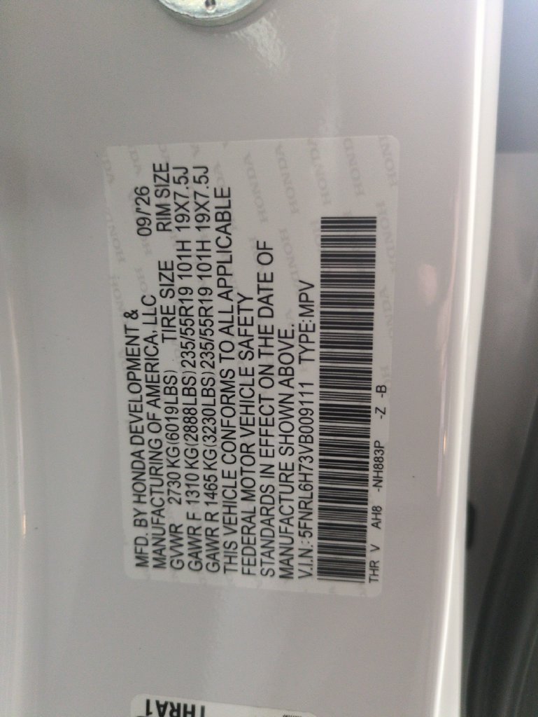 New 2027 Honda Odyssey Sport-L image 32