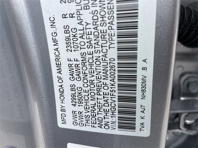 Used 2019 Honda Accord EX-L image 34