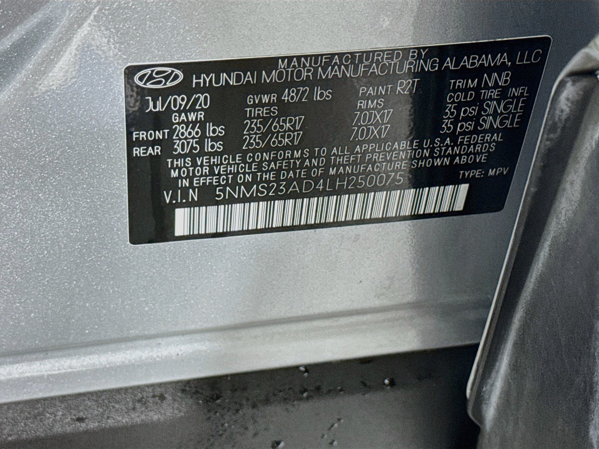 Used 2020 Hyundai Santa Fe SE FWD image 39