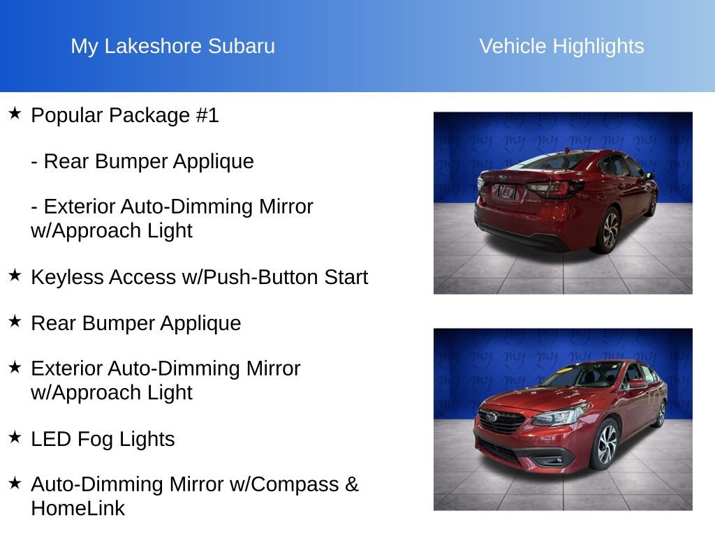 Used 2021 Subaru Legacy Premium w/ Popular Package #1 AWD/4WD image 12