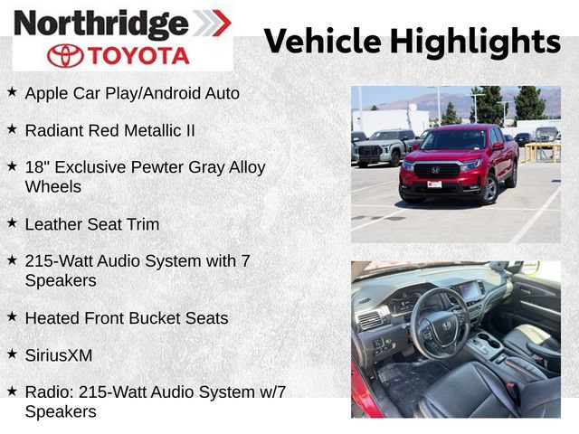 Used 2023 Honda Ridgeline RTL image 2