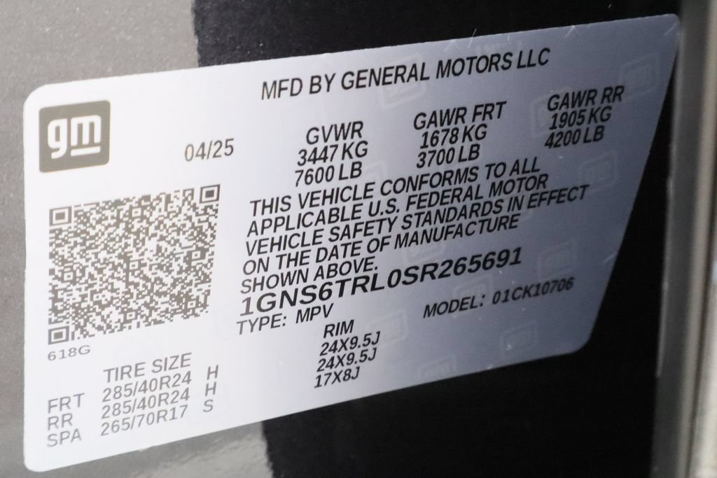 Certified 2025 Chevrolet Tahoe High Country AWD/4WD image 40