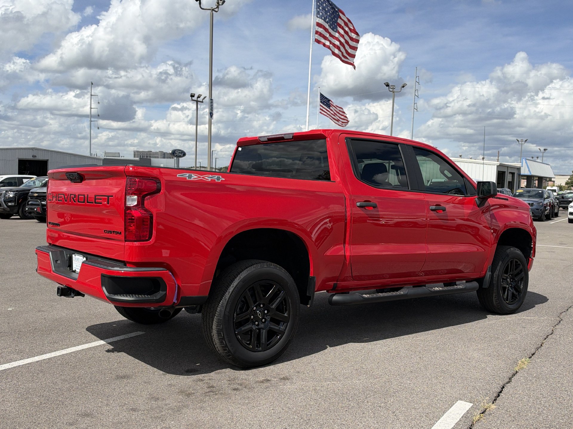 Used 2024 Chevrolet Silverado 1500 Custom w/ Turbomax Blackout Package AWD/4WD image 5