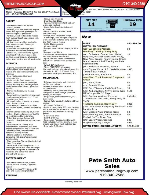 Used 2013 Chevrolet Silverado 1500 W/T image 26