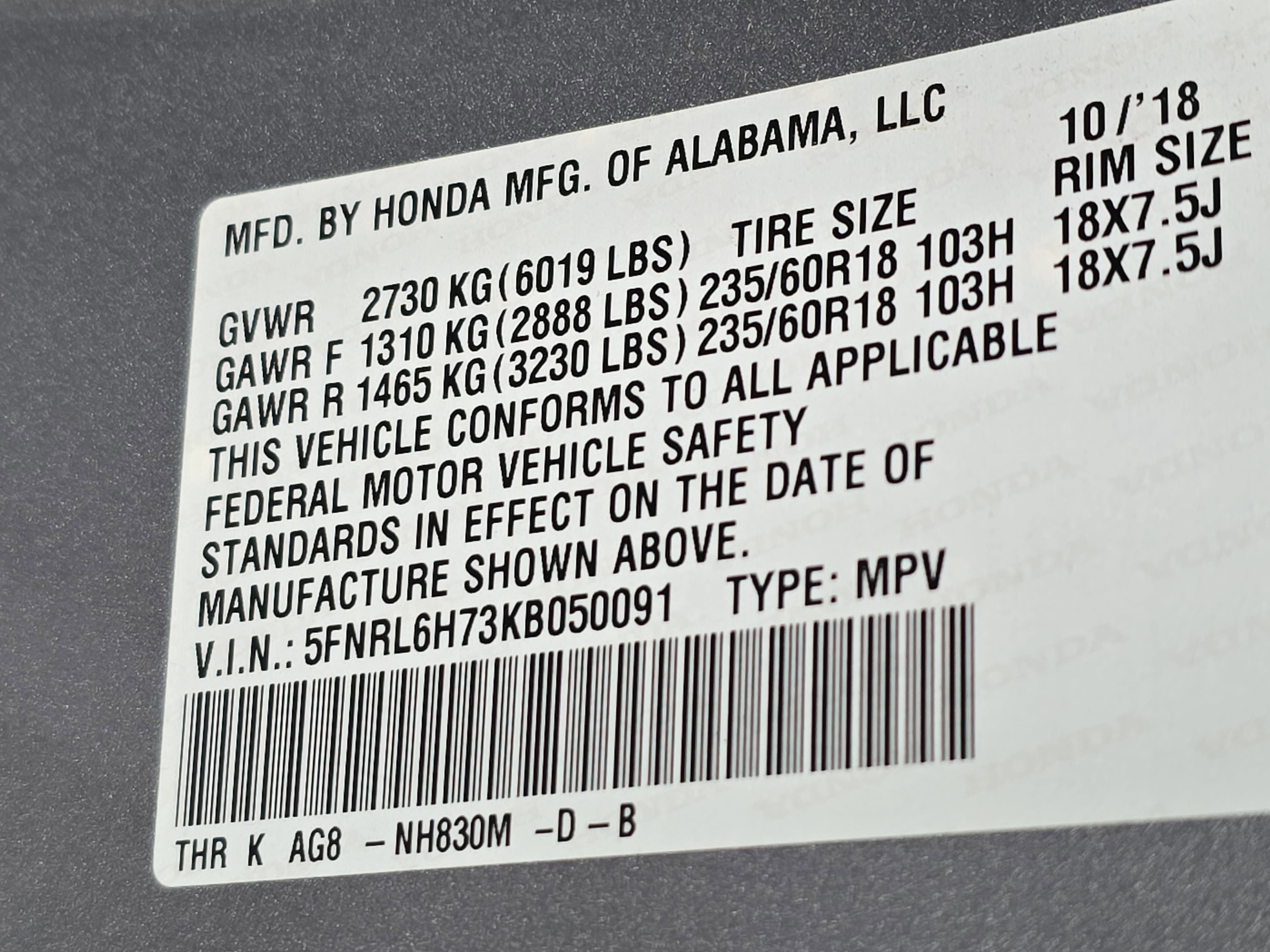 Used 2019 Honda Odyssey EX-L image 38