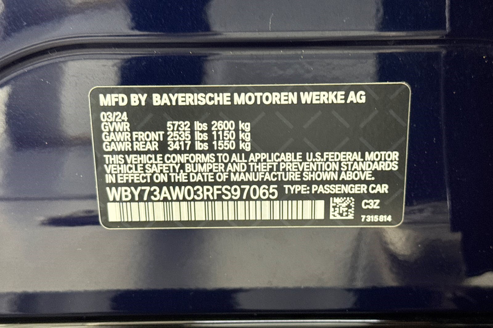 Used 2024 BMW i4 eDrive40 w/ M Sport Package RWD image 27
