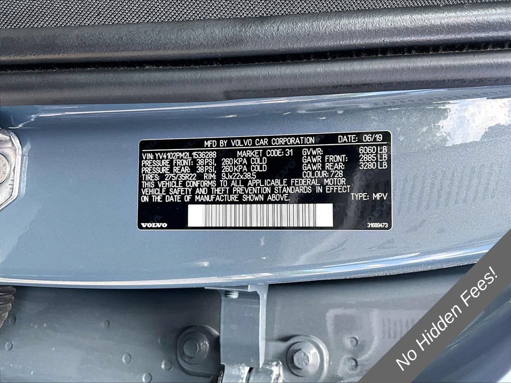 Used 2020 Volvo XC90 T5 R-Design AWD/4WD image 28