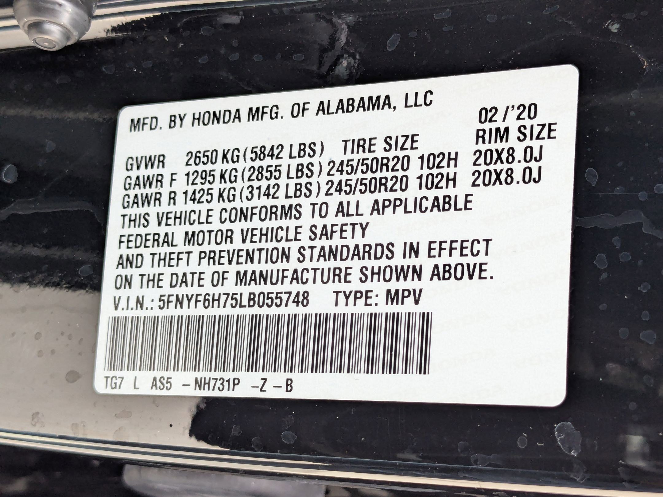 Used 2020 Honda Pilot Black Edition image 32