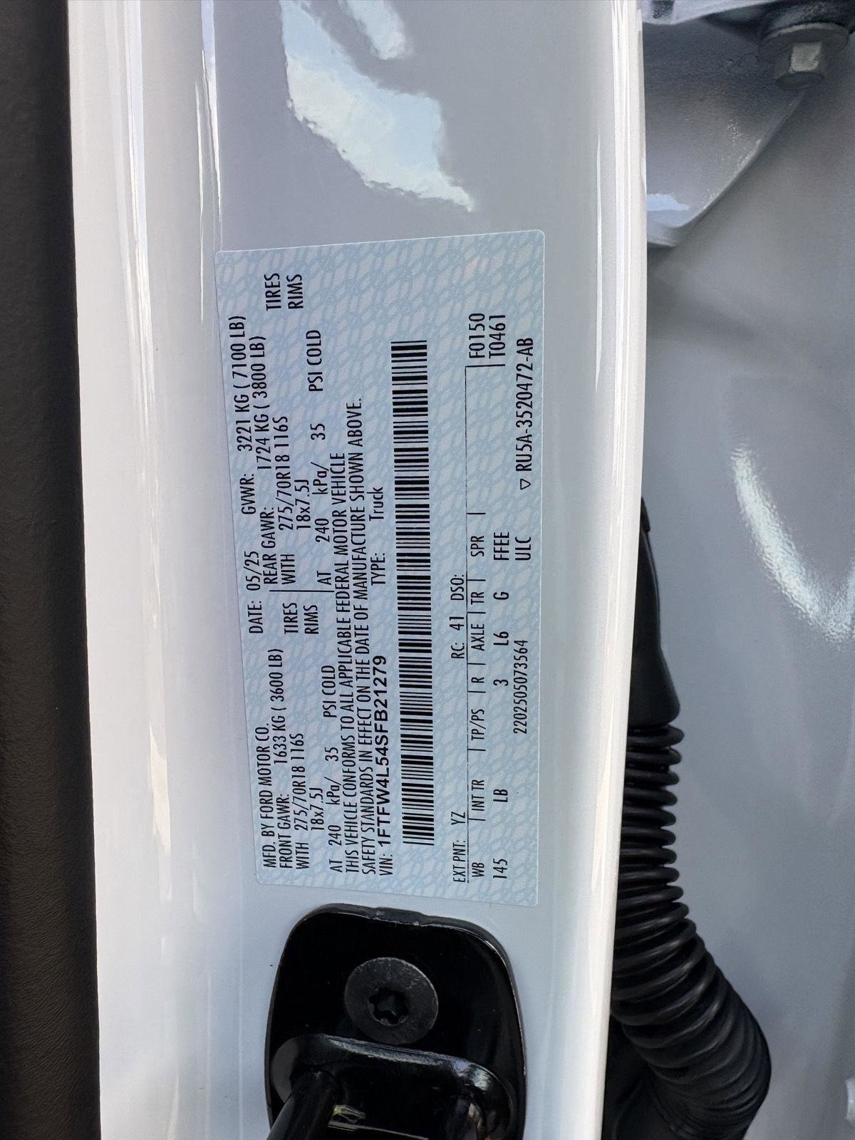 Used 2025 Ford F150 Tremor w/ Tow/Haul Package image 18