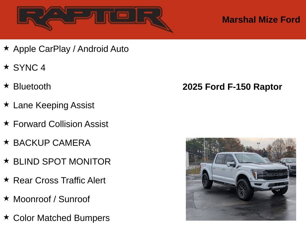 New 2025 Ford F150 Raptor image 2
