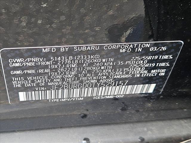 New 2026 Subaru Outback Limited XT w/ Premium/Limited Package 2 AWD/4WD image 18