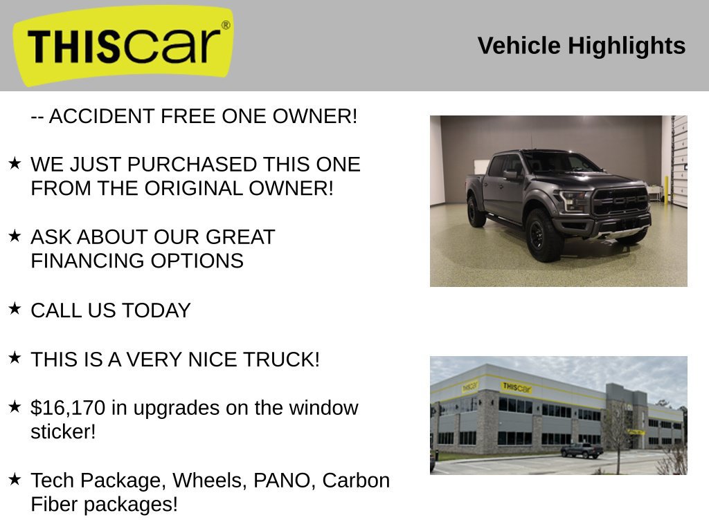 Used 2018 Ford F150 Raptor w/ Equipment Group 802A Luxury AWD/4WD image 12