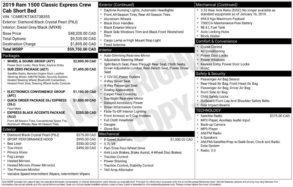 Used 2019 RAM 1500 Express w/ Wheel & Sound Group AWD/4WD image 41