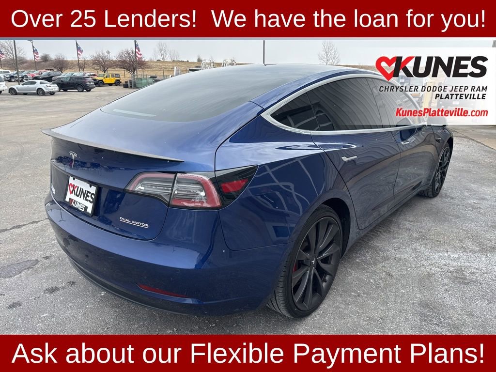 Used 2020 Tesla Model 3 Performance AWD/4WD image 3