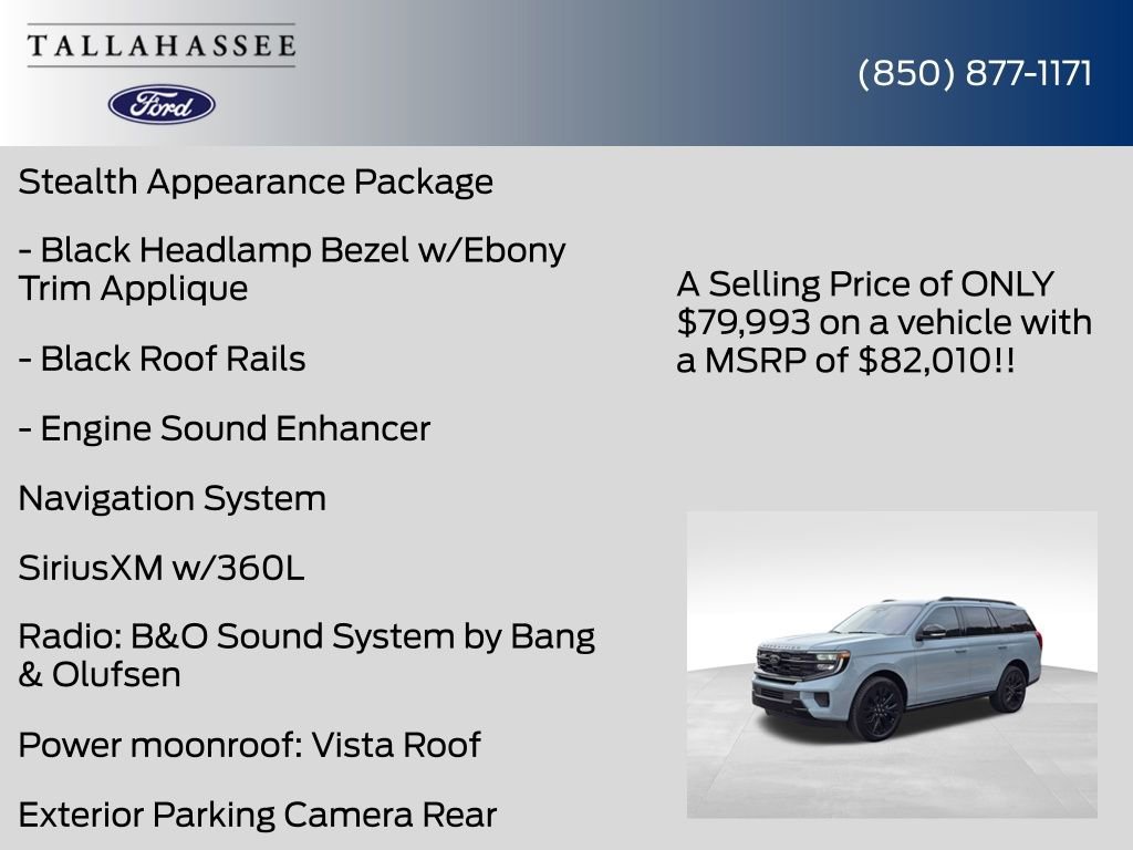 New 2025 Ford Expedition Platinum w/ Stealth Appearance Package image 23
