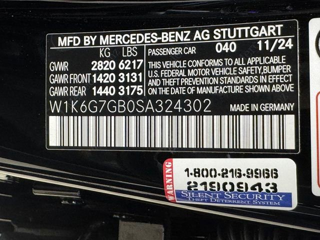 New 2025 Mercedes-Benz S 580 4MATIC Sedan image 29