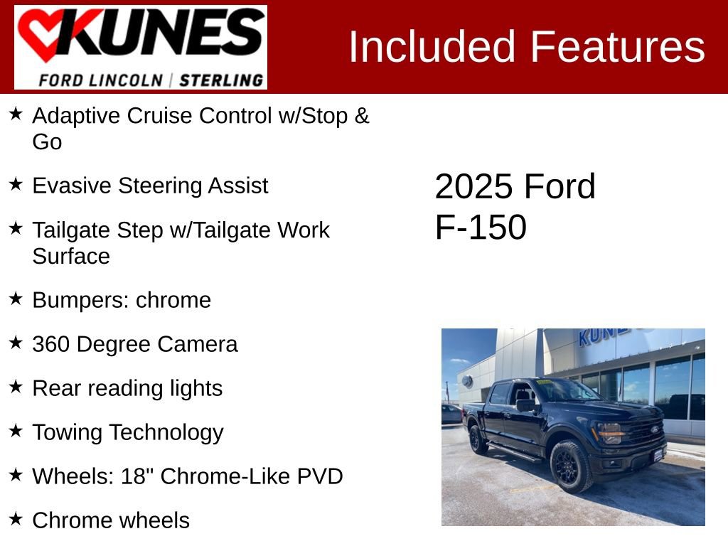 New 2025 Ford F150 XLT w/ Equipment Group 302A MID image 4