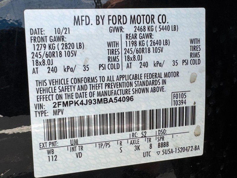 Used 2021 Ford Edge SEL w/ Cargo Accessory Package AWD/4WD image 24