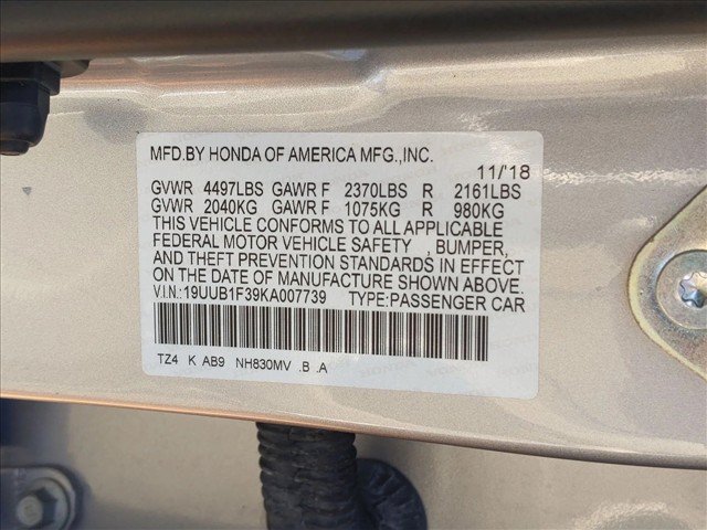 Certified 2019 Acura TLX FWD image 24
