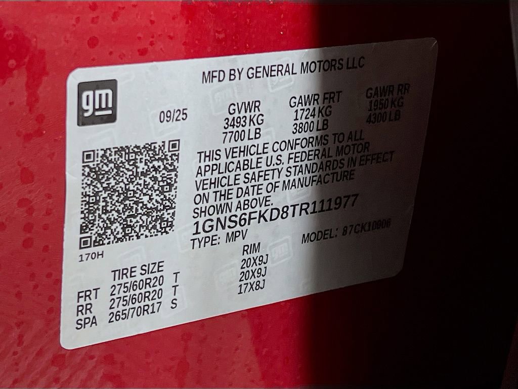 New 2026 Chevrolet Suburban Premier w/ LPO, Illumination Package image 34