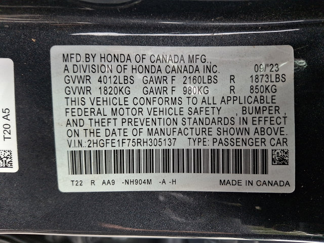 Used 2024 Honda Civic EX image 27